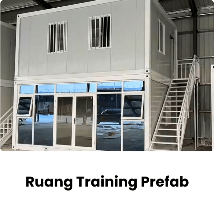 ruang training prefab modular