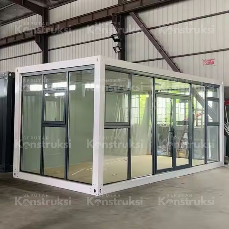 toko booth cafe prefab modular