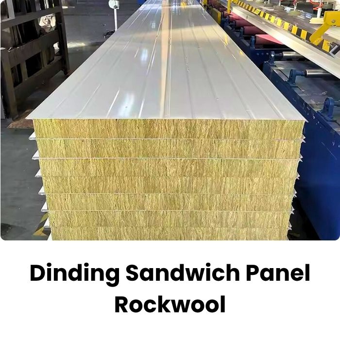 Dinding Sandwich Panel Rockwool
