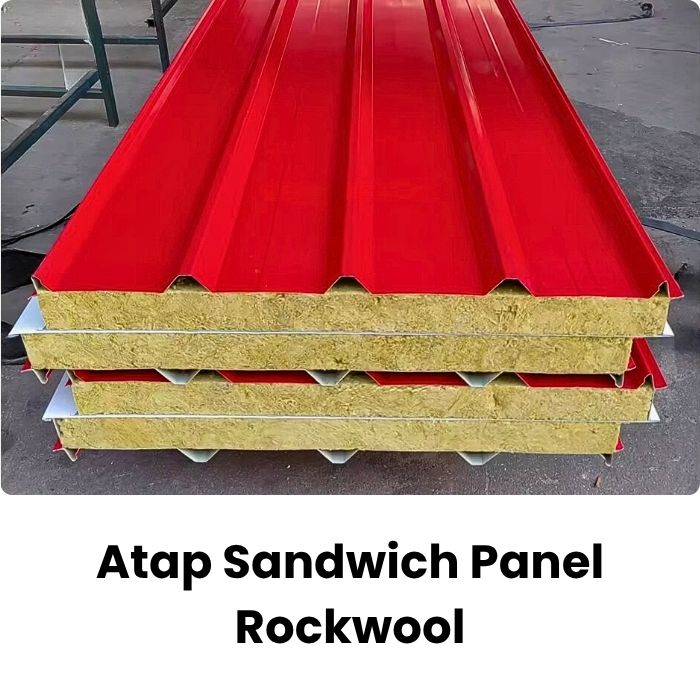 Atap Sandwich Panel Rockwool