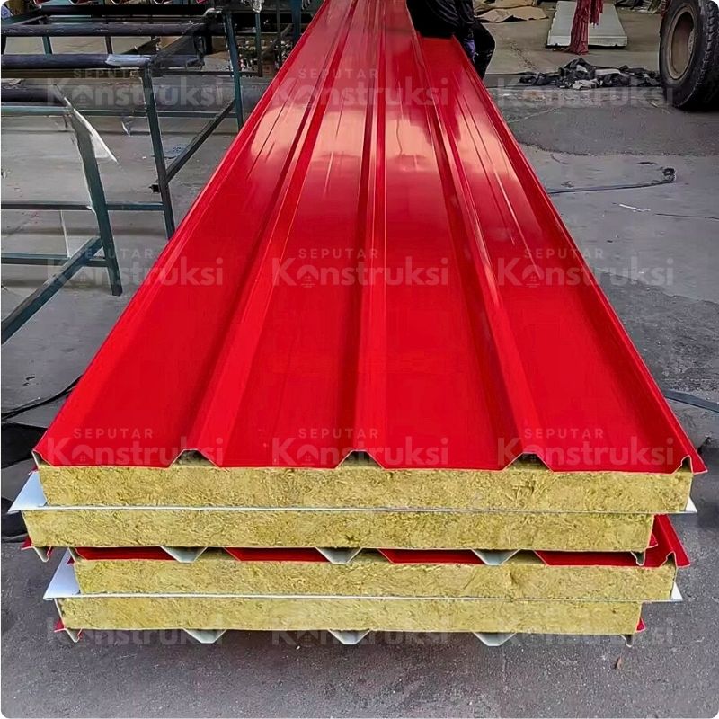Atap Sandwich Panel Rockwool