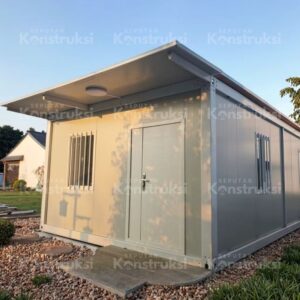 rumah lapangan prefab