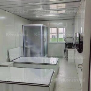 pusat vaksinasi prefab