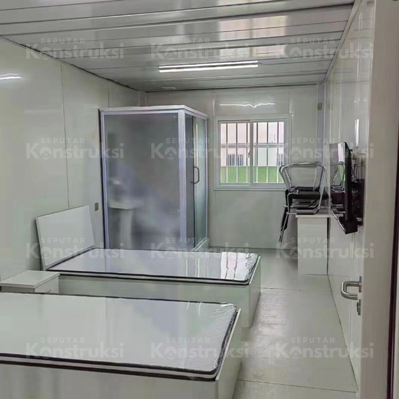 pusat vaksinasi prefab