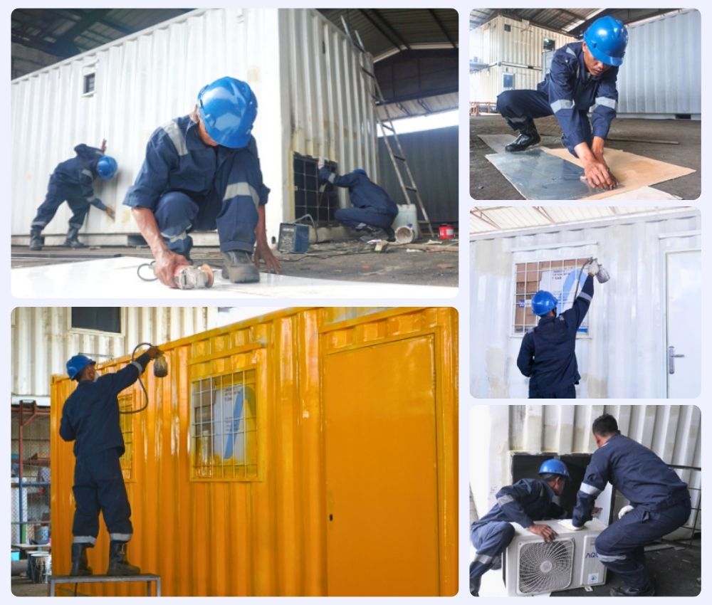 modifikasi container office