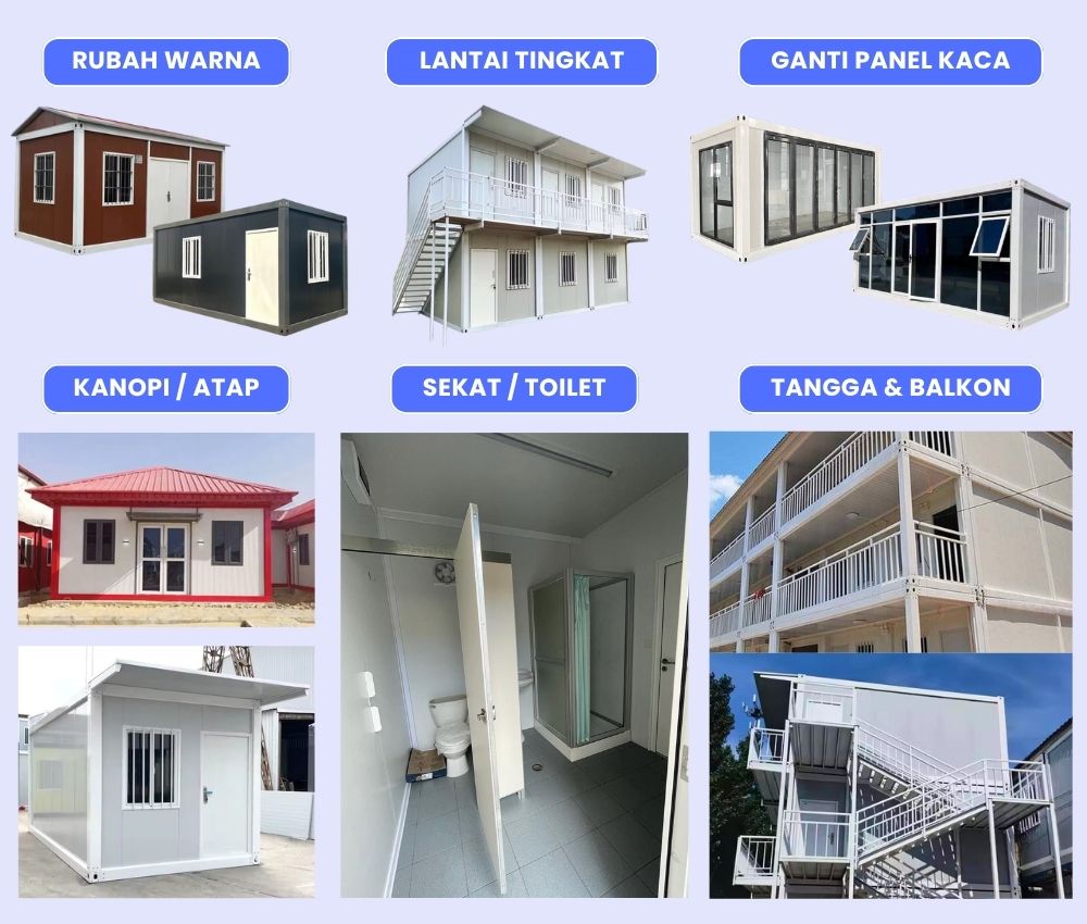 Kamar Tidur modifikasi prefab modular