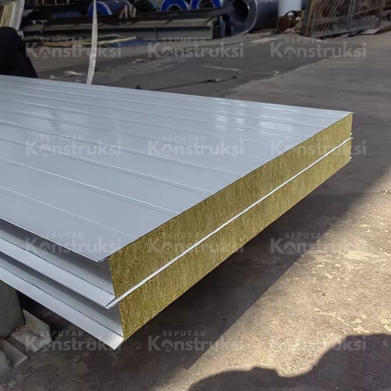 Jual Rockwool sandwich panel dinding