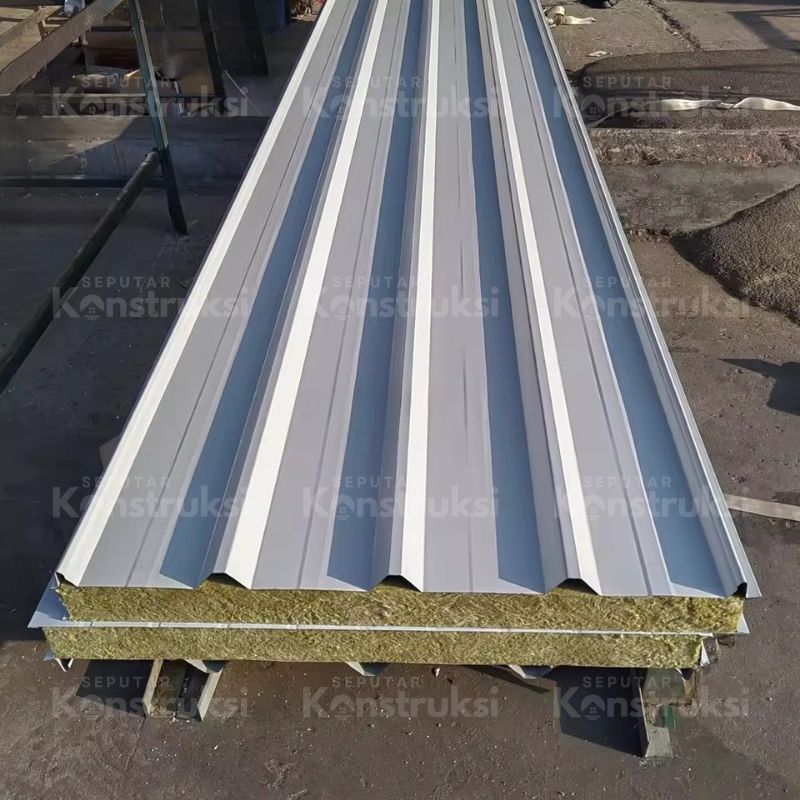 Atap Panel berinsulasi Rockwool