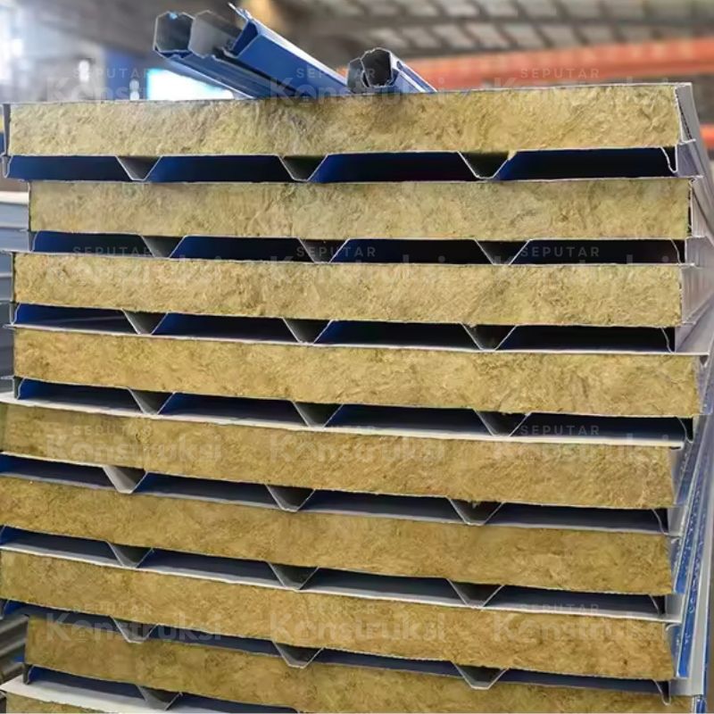 Jual Rockwool sandwich panel Atap