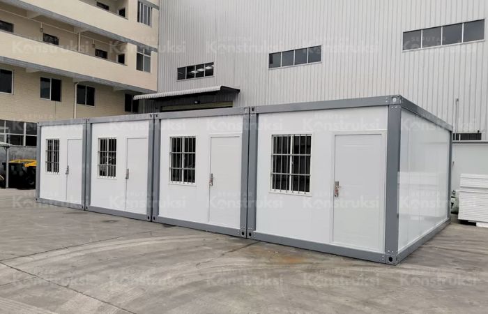 kantor lapangan proyek portable prefab
