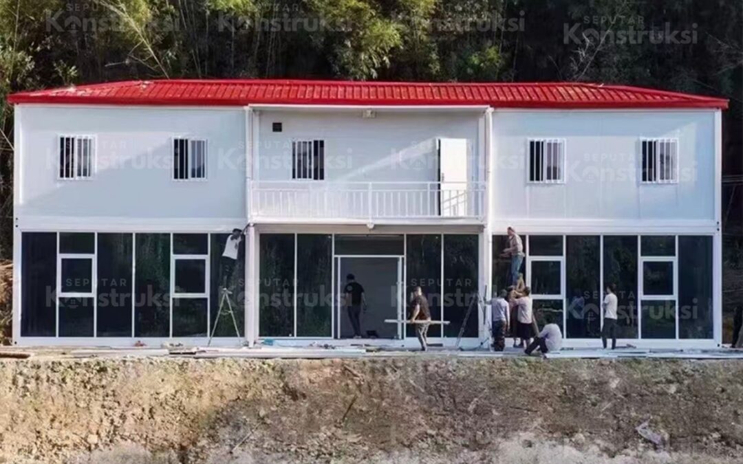 Pasang Rumah Prefab Detachable untuk Berbagai Keperluan Proyek Anda