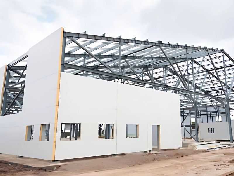 bangunan modular sandwich panel