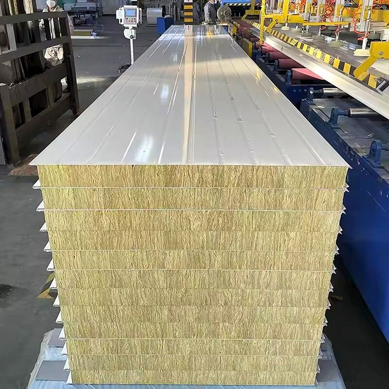 Dinding Sandwich Panel Rockwool