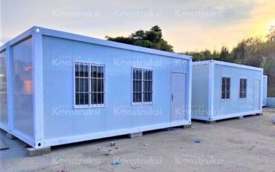Kantor Prefab Bongkar Pasang – Cocok untuk Direksi Kit di Lapangan Proyek