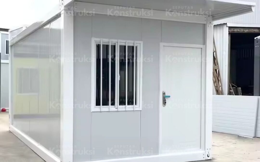 Rumah Prefab Portable, Cocok Dipakai untuk Proyek di Tempat yang Sulit Dijangkau