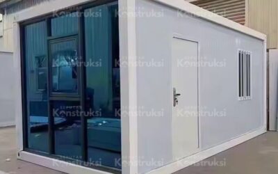 Kantor Container Knock Down – Praktis, Kokoh, dan Mudah Dipindahkan