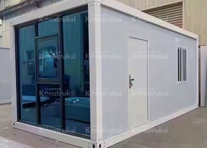 Kantor Container Knock Down – Praktis, Kokoh, dan Mudah Dipindahkan kantor container knock down