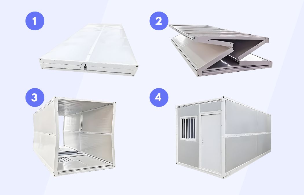 instalasi Prefab folding standar