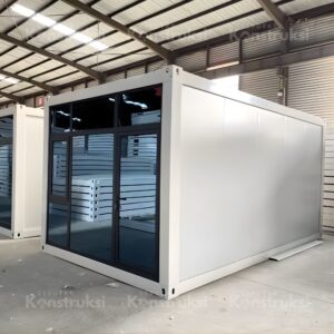 Rumah Modular Kaca 3m
