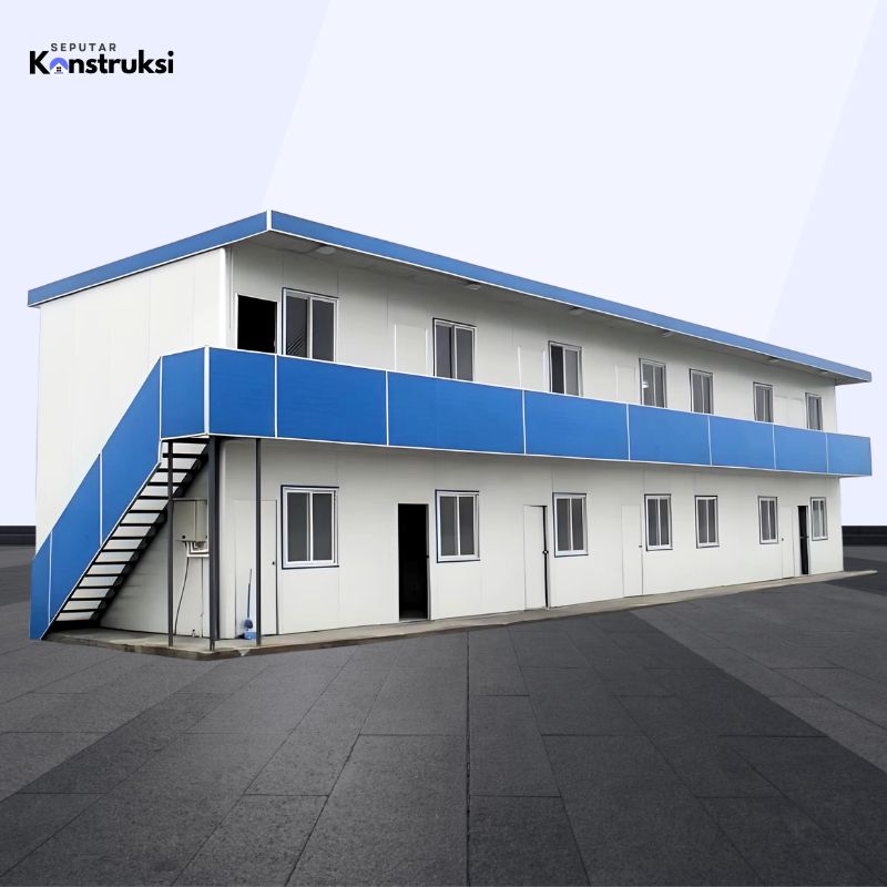 Rumah prefabrikasi T-House 2 Lantai