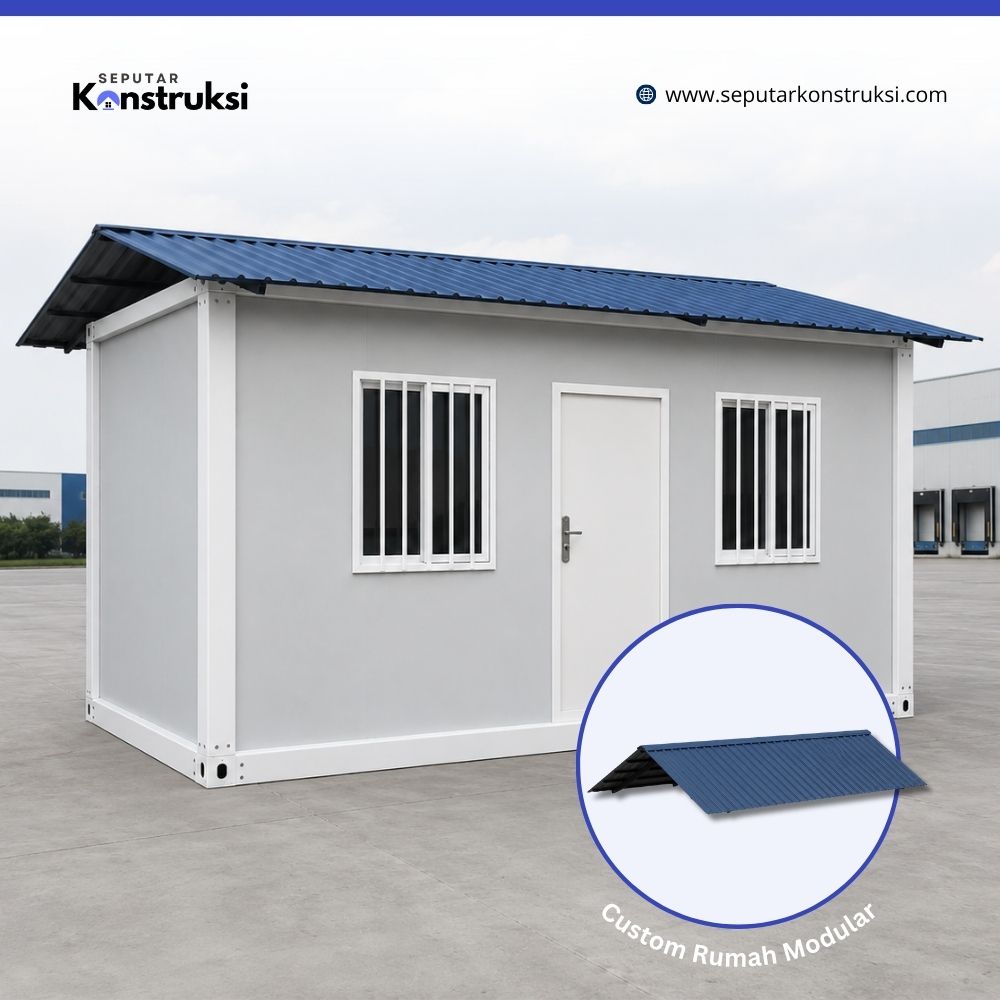 Fabrikasi atap rumah modular Fabrikasi atap rumah modular