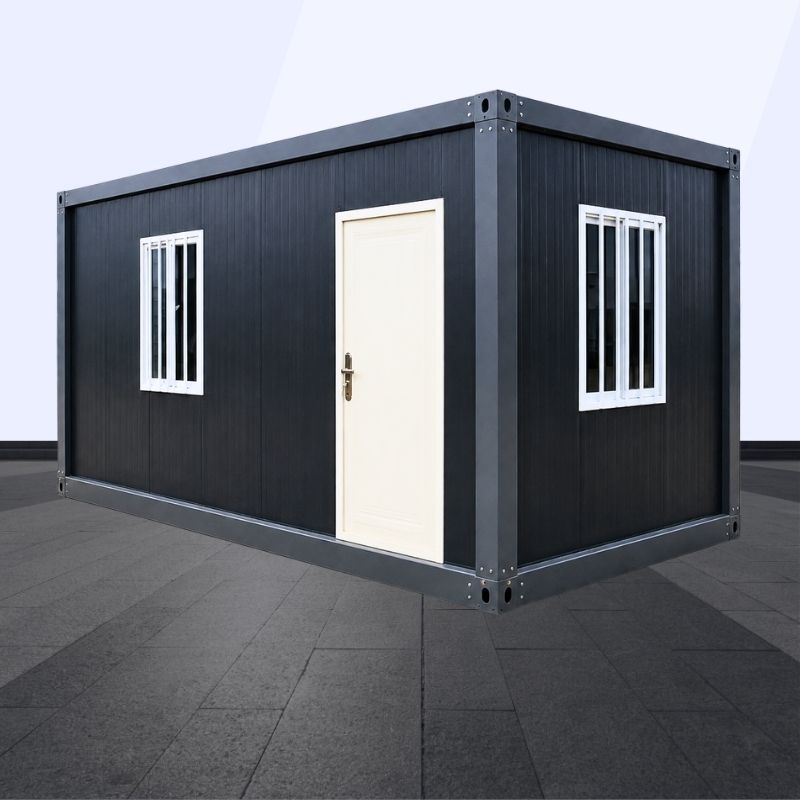 jual rumah modular detachable prefab hitam