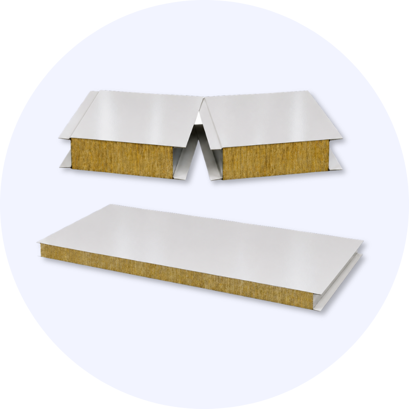 jual sandwich panel rockwool